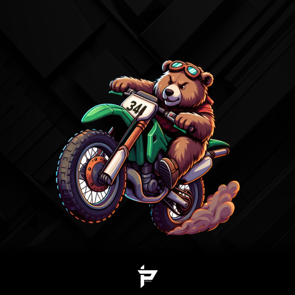 motorcycle bear