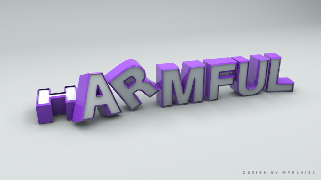harful 3d text wallpaper 5 orig